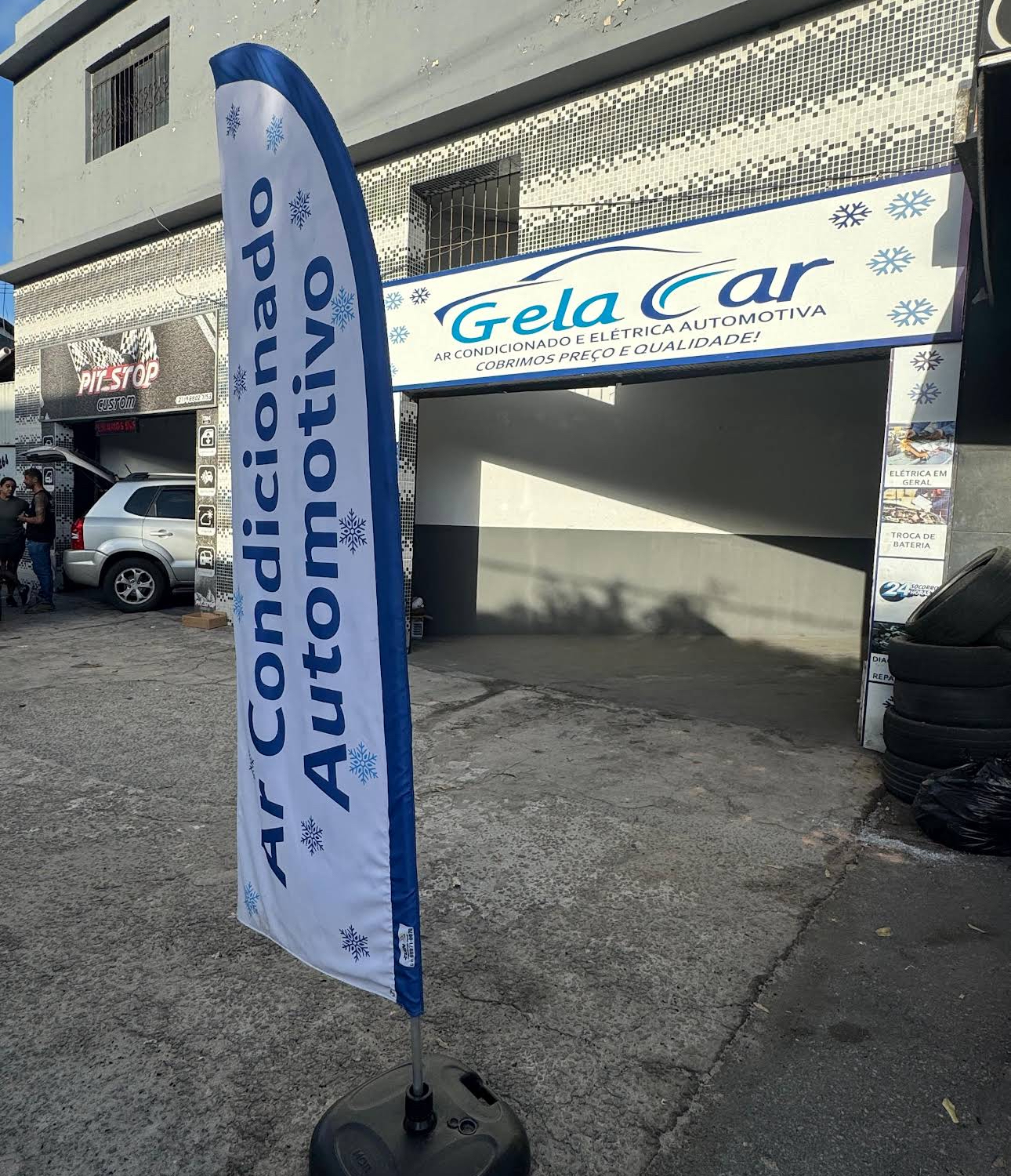 Fachada da Gela Car em Vila Velha - Ar Condicionado Automotivo